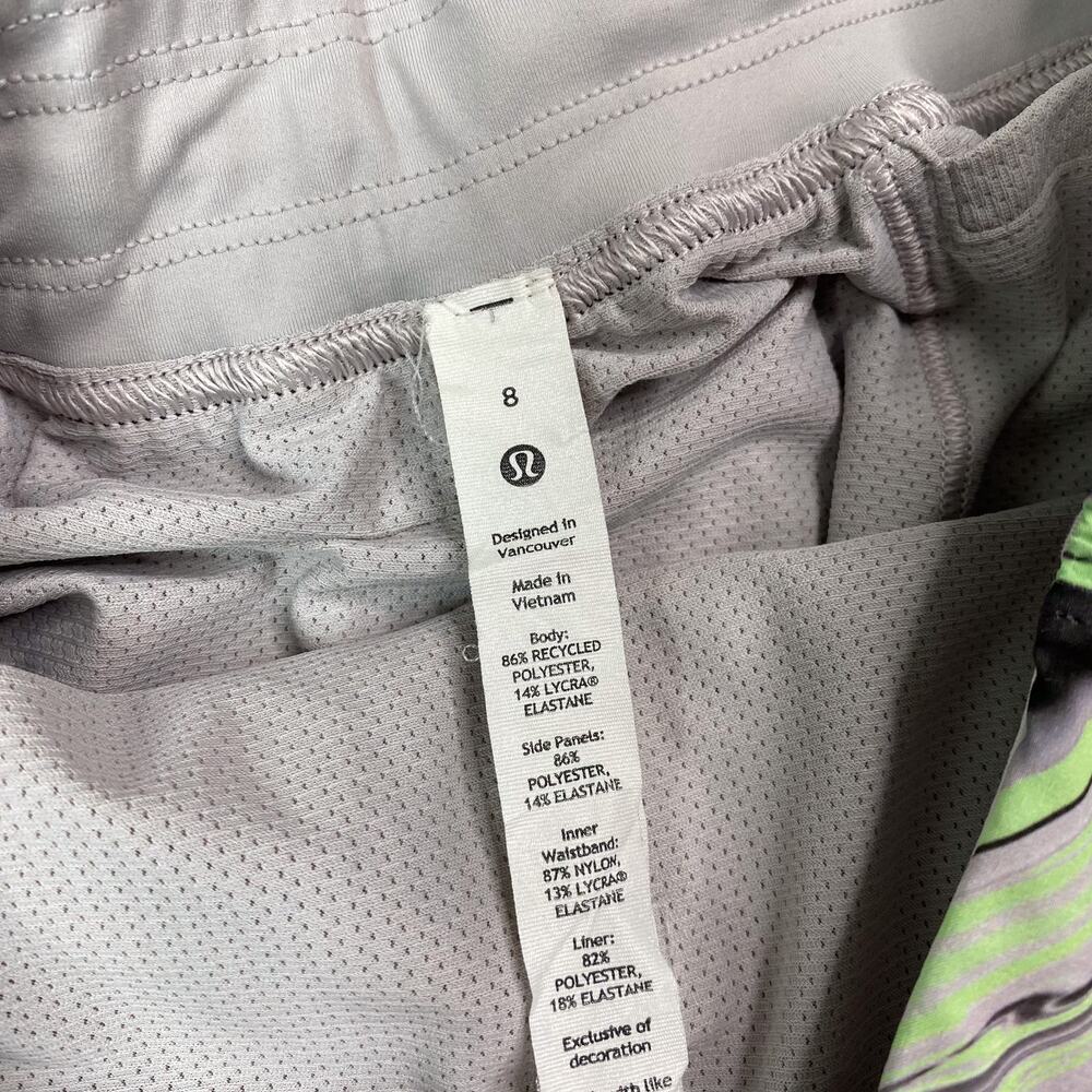 Lululemon Womens 8 Paint Glide Warp Multi Chrome Hotty Hot High Rise Short - Picture 13 of 13